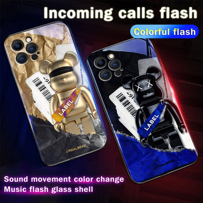 【Golden Label Violent Bear】flash phonecase for APPLE/HUAWEI