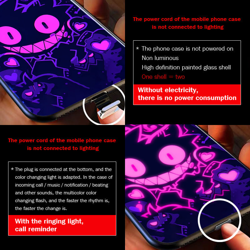 【Gengar】Pokemon Impact Flash Phone Case