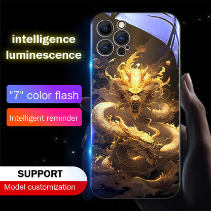 【Golden Dragon】flash phonecase for APPLE/HUAWEI