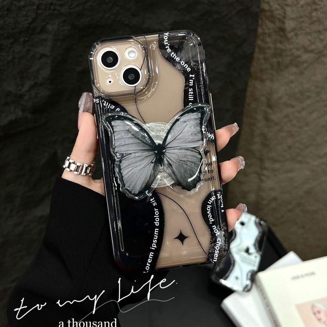 New black butterfly phone case 50% off