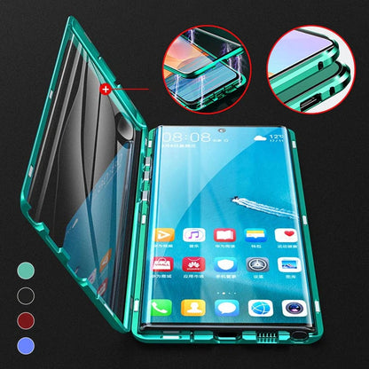 Magnetic Tempered Glass Double-sided Phone Case For Samsung - corneliussert