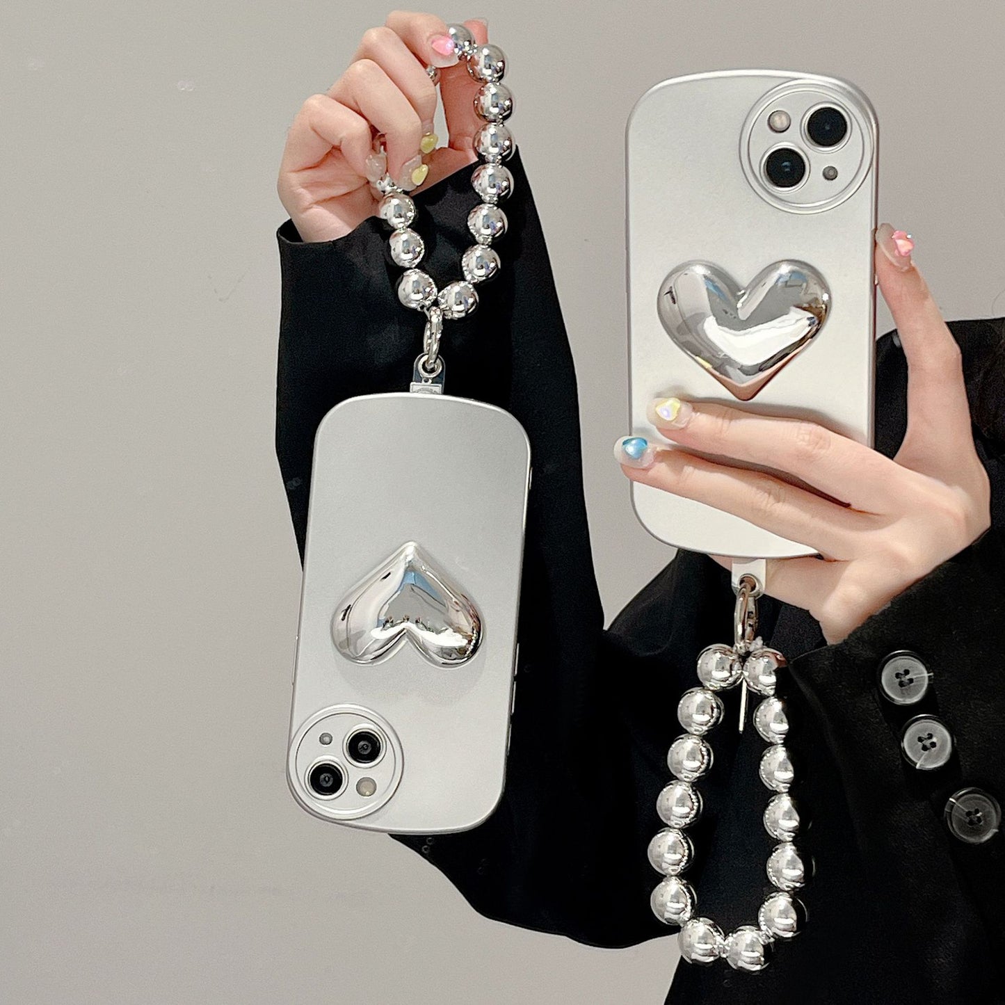 Electroplated Love Phone Case