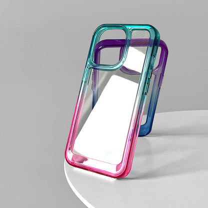 Clear Color Matching Gradient iPhone Case