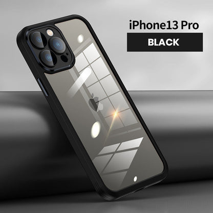 Upgraded Protective Cover Metal Button iPhone Case With Lens Film