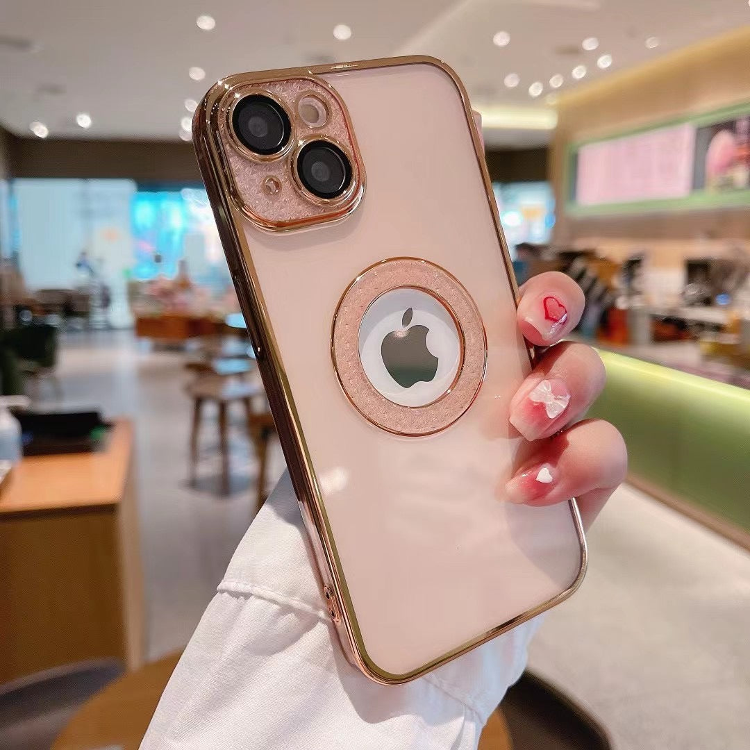 Luxury Electroplating iPhone Case With Camera Protector