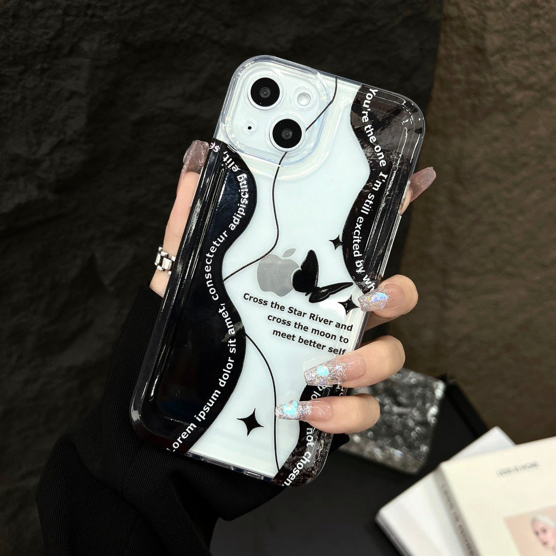 New black butterfly phone case 50% off