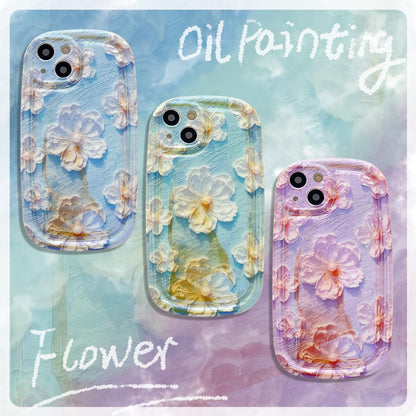 Retro oil painting phone case