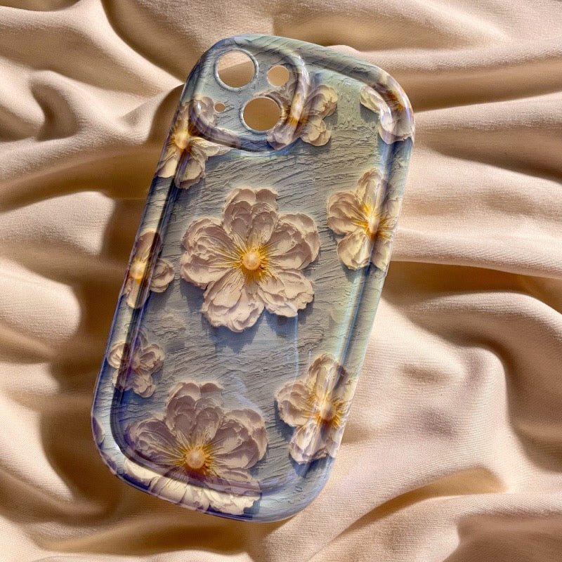 Retro oil painting phone case