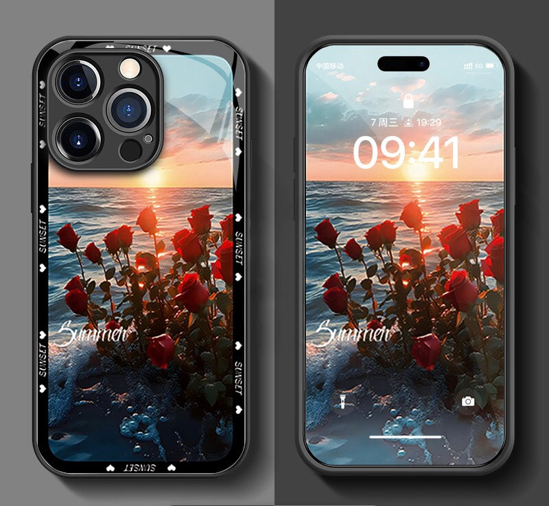 2023 latest seascape rose phone case