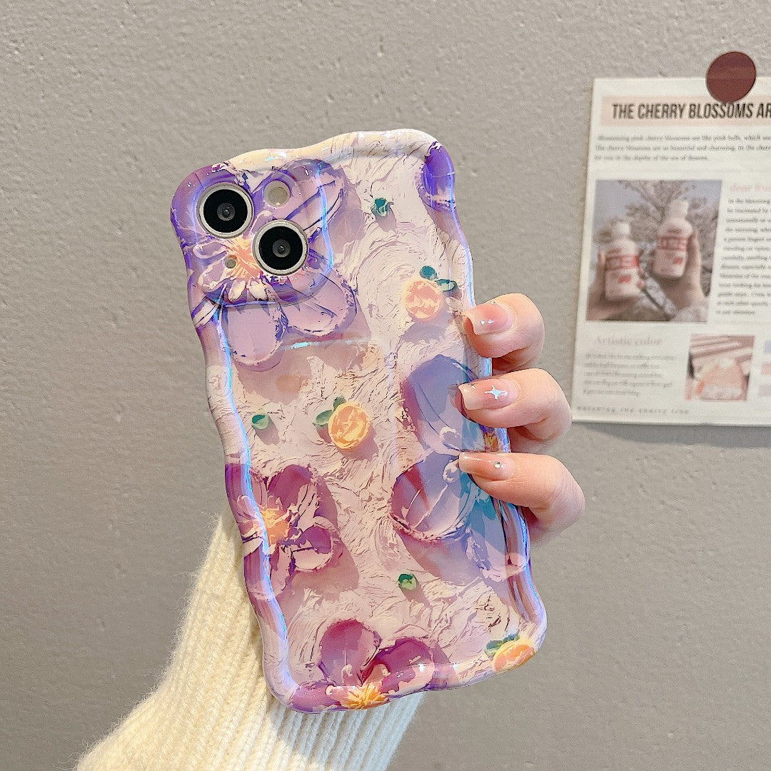 New listing 2 iPhone retro oil painting pattern phone case