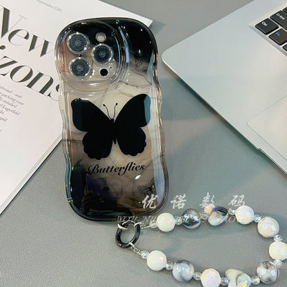 New Shockproof Wave Edge Butterfly Phone Case