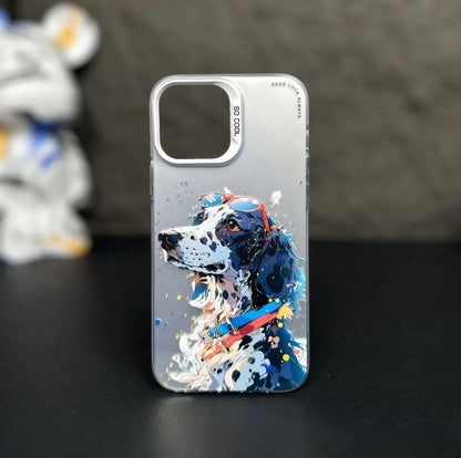 oil painting splash ink mobile phone case