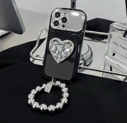 2023 New Love Rhinestone Airbag Phone Case